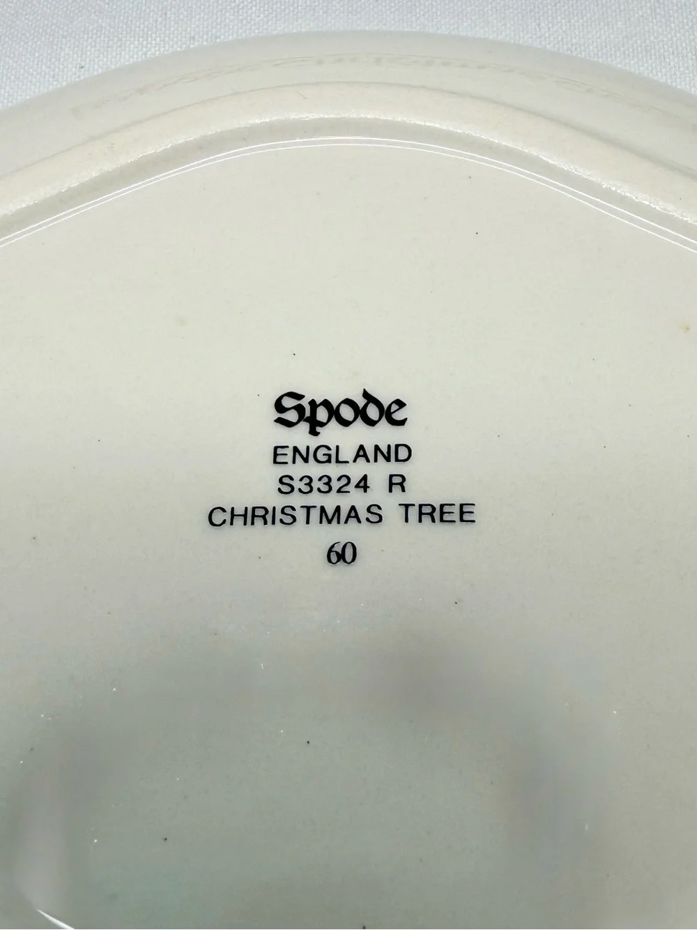 Spode Christmas Tree Pickle Dish Serving Tray S3324 R Made in England Original